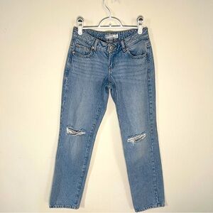 Blue Garage Jeans - Low rise straight, size 23